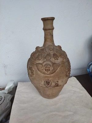 Antique Vase Votive En Terre Cuite Ou Grès. Très Jolie Pièce Rare - Photo 1/4