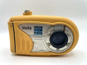 Vivitar ViviCam 6200w 6.0MP 2.0" wasserdichte 4x Digitalzoomkamera - ungetestet - Bild 1 von 5