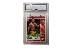 Caio Borralho Signed Autograph 2023 Chronicles UFC Rookie Card PSA/DNA Slabbed C - Picture 1 of 1