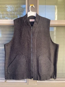 FILSON Mackinaw Wool Liner Vest 2XL XXLARGE Charcoal Grey VTG - Picture 1 of 9