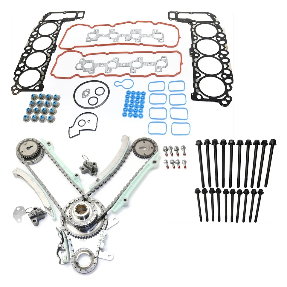 Kit de cadena de distribución delantera para camioneta Ram Dodge 1500 Durango Mitsubishi Raider Jeep Foto 1 de 4