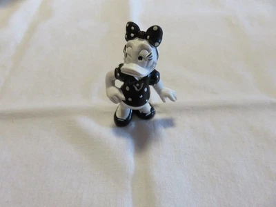 Daisy Duck Figur in Schwarz / Weiss von Bully 7 cm - Bild 1 von 2