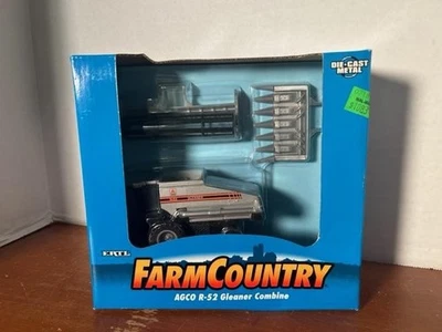Ertl Farm Country AGCO Gleaner R52 Combine with Corn and Grain Heads 1:64 (NRFB) - Image 1 of 4