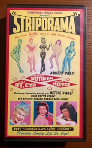 Striporama (1952) - Something Weird Video, 1996 VHS Tape NTSC / Bettie Page - Picture 1 of 4