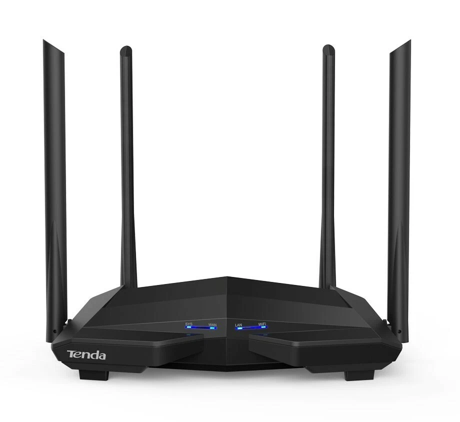 Tenda AC10 1200Mbps Dual Band 2.4/5.0 GHz  Ethernet Wireless Router - Image 1 of 4