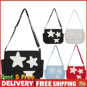 Women Cute Hobo Bag Fashion Y2K Star Messenger Bag School Bookbag for Teen Girls - Picture 1 of 16