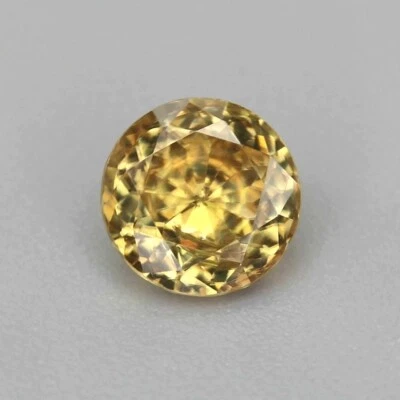 0,77 quilates - Esfena Natural Amarillo Miel Brillante Redonda 2505485-12 Foto 1 de 4