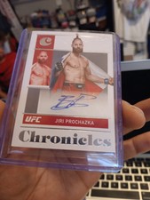 2022 Jiri Prochazka Chronicles. Autographed Card