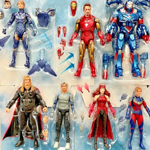 Marvel Legends MCU Kang Wasp She Hulk Vision Thor Captain America Endgame UPICK Cover