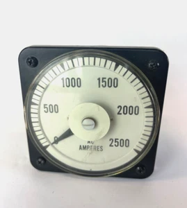 YOKOGAWA 103131LSTU AMPEREMETER 0-2500 Ampere GE General Electric AC Amps - Bild 1 von 3