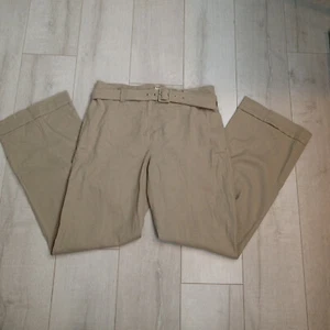 s Max Mara Women's Trousers  Straight Leg  belt f7 - Picture 1 of 11