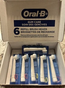 Cabezales de cepillo de repuesto Oral-B Gum Care blancos 6 unidades nuevos sellados - Imagen 1 de 1