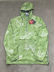 RARE Puma Golf TournAMENt Jacket Masters Greenery Men’s Medium Floral Fowler - Picture 1 of 7