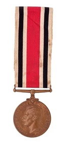 Medalla de servicio largo de la policía especial Jorge VI DAVID SIMPSON - Imagen 1 de 1