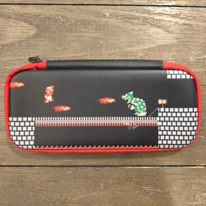 Consola Nintendo Switch Estuche de Transporte Viaje Mario Bowser Rojo Negro Bolsa con Cremallera - Imagen 1 de 5