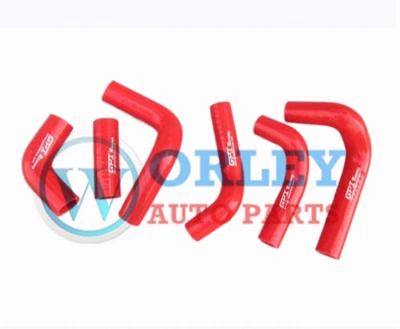 Manguera roja para radiador de silicona Husqvarna TE250 TC250 2001-2009 Foto 1 de 4