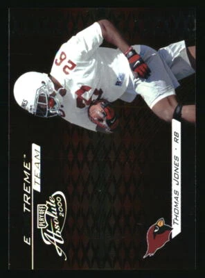 Thomas Jones 2000 Playoff Absolute #XT-35 FOOTBALL Card - Image 1 of 2