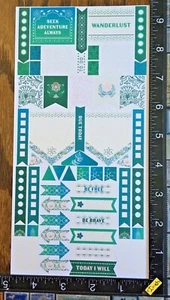 PEGATINAS DE UNA HOJA CON TEMA BOHO, CACTUS E INDIA POR RECUERDOS #RECO06 - Imagen 1 de 2
