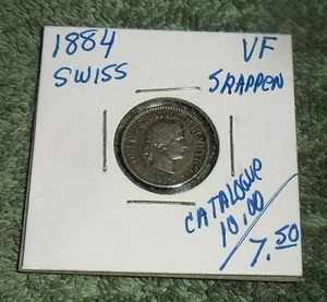 JB RFM 79097 Switzerland 1884 5 Rappen VF condition - Picture 1 of 2