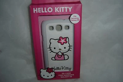 HELLO KITTY***3D CASE FOR SAMSUNG GALAXY S3***ITEM# GS3-HK-4~~~BRAND NEW~~~BOXED - Image 1 of 4