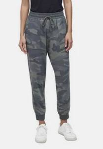 Splendid Women’s Jogger Pants  Drawstring Pockets(Green Camouflage M)GENTLY USED - Picture 1 of 4