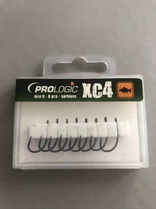 Prologic Carp Hooks XC4 Barbless Size 8 8pk - Imagen 1 de 2