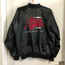 Vtg Anita Baker Tour Jacket Xl Rhythm of Love 90's Rare Satin Crew Only