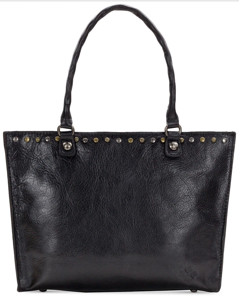 H28 Patricia Nash Black Silver Gold Zancona Tote Handbag