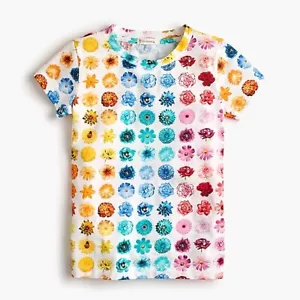 J.Crew Crewcuts Flower T-shirt top size 3 toddler girls - Picture 1 of 5