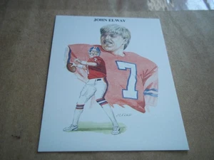 1989 UKTV-4 NFL All Time Quarterback Greats card of John Elway - Picture 1 of 2