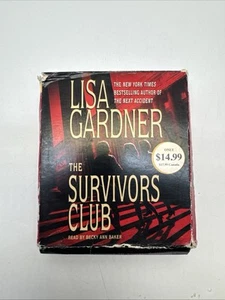 The Survivors Club by Lisa Gardner Audio Book 4 CD's Abridged Pre-owned - Picture 1 of 1
