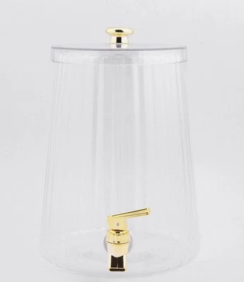 Dispensador de Bebidas Transparente con Grifo Dorado, Marca Spritz, Tamaño 1.5 Galones Foto 1 de 4