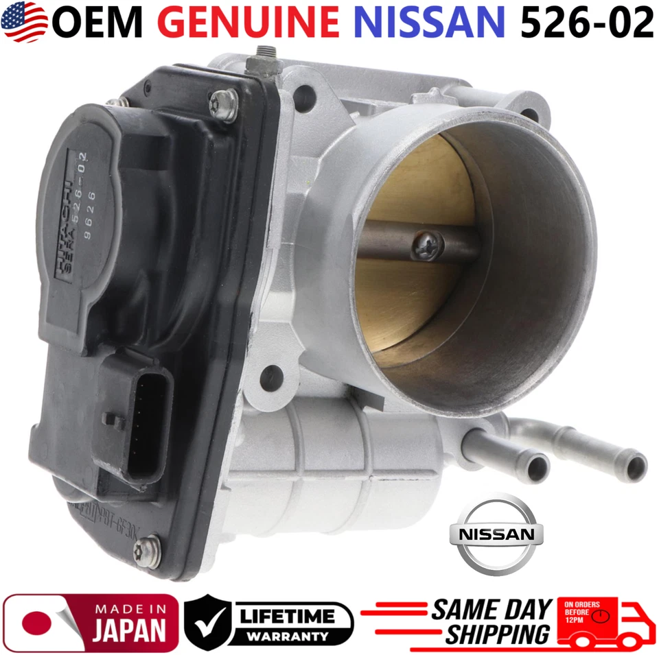 GENUINE HITACHI Throttle Body For 2007-2021 Nissan Infiniti 3.5L 3.7L V6, 526-02 - Image 1 of 4