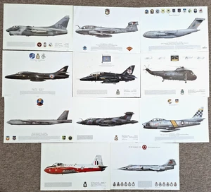 Squadron Prints Joblot Bundle Aviation Military Aircraft RAF USAF - Imagen 1 de 7