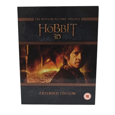The Hobbit The Motion Picture Trilogy Extended Edition Blu-Ray 3D Boxset - Image 1 of 4
