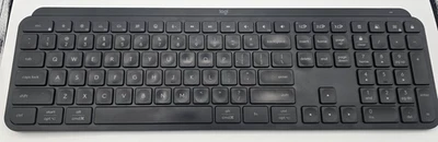 Used - NO RECEIVER - Logitech MX Keys S Premium USB Bluetooth Keyboard - Black - Image 1 of 4