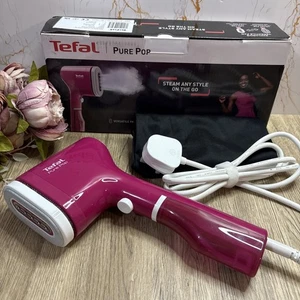 Tefal Pure Pop Handheld Clothes Steamer Pink DT2023 - Picture 1 of 7