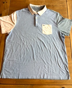 Vineyard Vines Collared Polo Shirt Mens XL Blue Pink White Striped Stretch - Picture 1 of 15