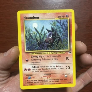 Houndour 24/75 Near Mint NM Neo Discovery Rare Non Holo - Pokemon TCG c476 - Picture 1 of 8