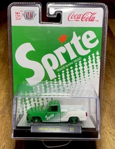 M2 Machines GREEN 1990 GMC SIERRA 1500 Sprite Coca Cola A41 CHASE Truck - Picture 1 of 4