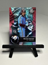 2023 Bowman Platinum Bryce Harper Aqua Ice Foil Parallel /250 Phillies