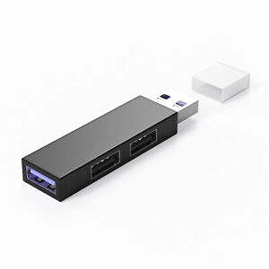 Mini USB 3.0 2.0 HUB 3 Port Adapter USB Extender für PC Laptop Macbook Notebook