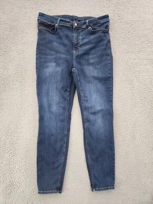 Womens Jeans  Size 14 Skinny Ultra High Rise Stretch Ankle Length Stretch Denim - Image 1 of 4