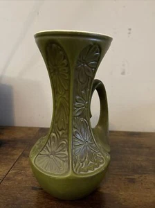 VINTAGE MCCOY POTTERY URN, PITCHER, EWER #619 - DAISEY PATTERN - Picture 1 of 4