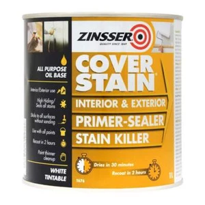 Sellador de imprimación de manchas para cubierta Zinsser interior exterior pintura antimanchas 2,5 l - - Imagen 1 de 1