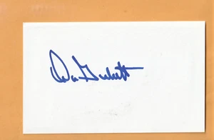 Tarjeta 3x5 firmada por Don Gullett Cincinnati Reds AUTO New York Yankees - Imagen 1 de 2