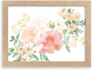 Minted “Peony with Spring Flowers” Framed Art Print - Picture 1 of 2