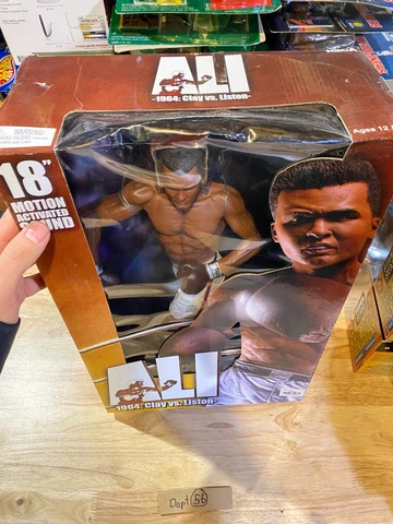2006 NECA 1964 CLAY vs LISTON Motion Activated Sound 18" Muhammad Ali NEW IN BOX Cover