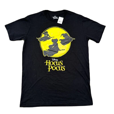 Camiseta Disney Hocus Pocus Mujer Mediana Negra Estampado Gráfico Logo de Película Foto 1 de 4