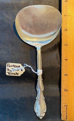 FONTANA BY TOWLE STERLING SILVER    TOMATO SERVER  GREAT SHAPE MORE IN  PATTERN - Image 1 of 3